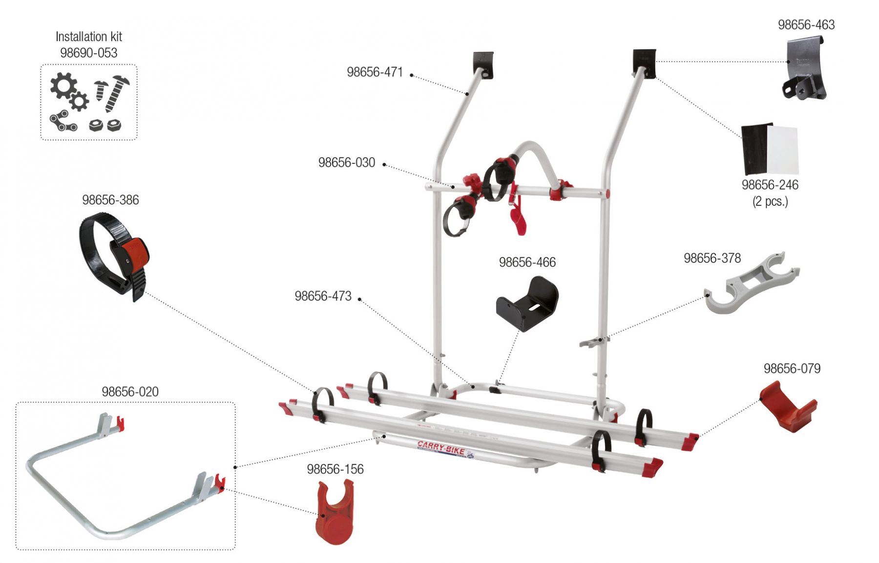 Carry-Bike VW T3 - T25  