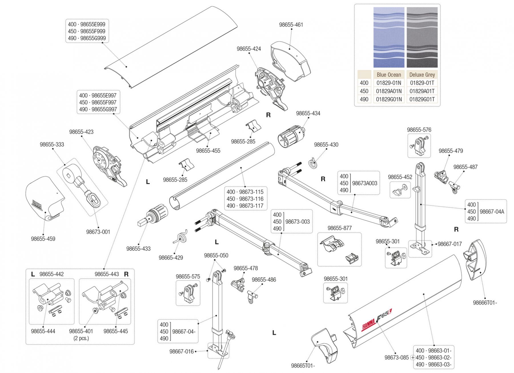 F65 L Titanium 400-490